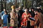 Kaмен темељац за храм Деспоту Стефану Лазревићу у кругу болнице у Смедеревској Паланци 