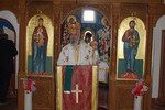 На празник преподобномученице Февроније, 08. јула 2011.године, Његово Преосвештенство Епископ шумадијски Г. Јован служио је Свету Литургију у храму свете Петке у Виноградима.