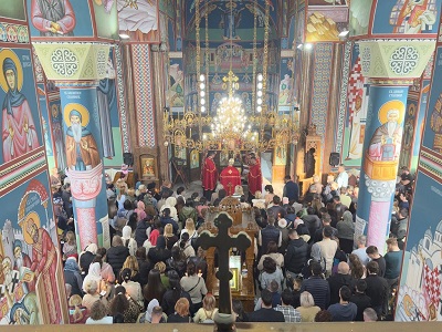 ЈЕЛЕОСВЕЋЕЊЕ У ХРАМУ СВЕТОГ САВЕ НА АЕРОДРОМУ