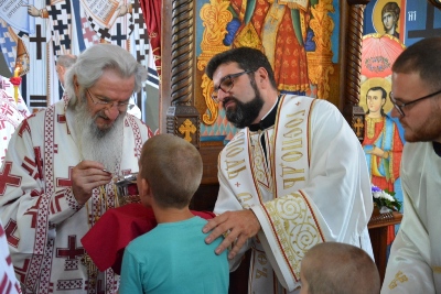 АРХИЈЕРЕЈСКА ЛИТУРГИЈА У ХРАМУ СВЕТОГ ВЕЛИКОМУЧЕНИКА ГЕОРГИЈА У ЧИБУТКОВИЦИ