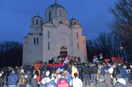 ЛИТИЈА У ТОПОЛИ КАО ПОДРШКА СРПСКОМ НАРОДУ И ЦРКВИ У ЦРНОЈ ГОРИ И НА КОСОВУ И МЕТОХИЈИ 