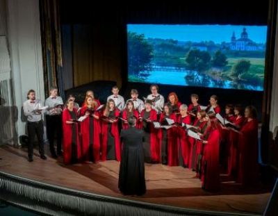 КОНЦЕРТ ХОРА „УСПЕЊЕ ПРЕСВЕТЕ БОГОРОДИЦЕ“ САБОРНОГ ХРАМА ИЗ КРАГУЈЕВЦУ У РУСКОМ ДОМУ У БЕОГРАДУ