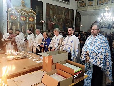 СВЕТА ТАЈНА ЈЕЛЕОСВЕЋЕЊА У ХРАМУ ПРЕОБРАЖЕЊА ГОСПОДЊЕГ У СМЕДЕРЕВСКОЈ ПАЛАНЦИ