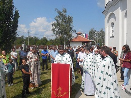 СЛАВА ХРАМА У СЕЛУ КОПЉАРИ КОД АРАНЂЕЛОВЦА