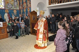 ВЛАДИКА ЈОВАН СЛУЖИО У ЕРДЕЧУ