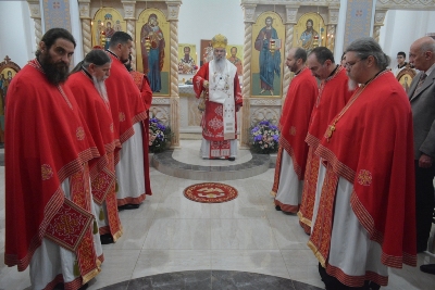 СВЕТА АРХИЈЕРЕЈСКА ЛИТУРГИЈА У ЈАГОДИНСКОЈ БОГОРОДИЧИНОЈ ЦРКВИ