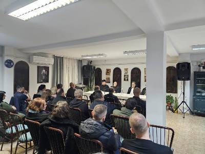 ПРЕДАВАЊЕ ВИСОКОПРЕЧАСНОГ ПРОТОЈЕРЕЈА ПРОФ. ДР ЗОРАНА РАНКОВИЋА, ДЕКАНА ПРАВОСЛАВНОГ БОГОСЛОВСКОГ ФАКУЛТЕТА, У ХРАМУ ПРЕПОДОБНЕ МАТЕРЕ ПАРАСКЕВЕ У ПЕТКИ КОД ЛАЗАРЕВЦА