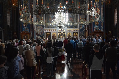 ВОЗДВИЖЕЊЕ ЧАСНОГ КРСТА У САБОРНОМ ХРАМУ